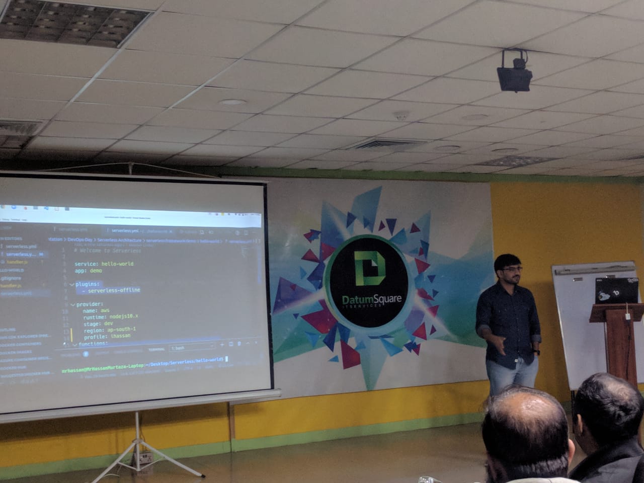 Serverless talk, photo 1